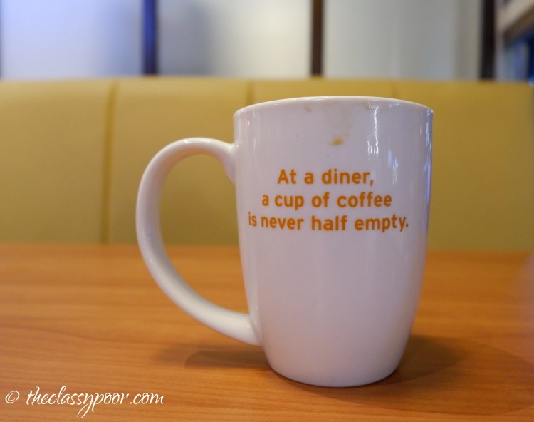 Hand over your BFF card to the server and ask for your complimentary tea or coffee.💜