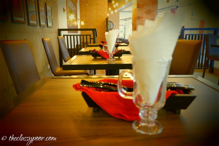 Neat and basic table arrangement.