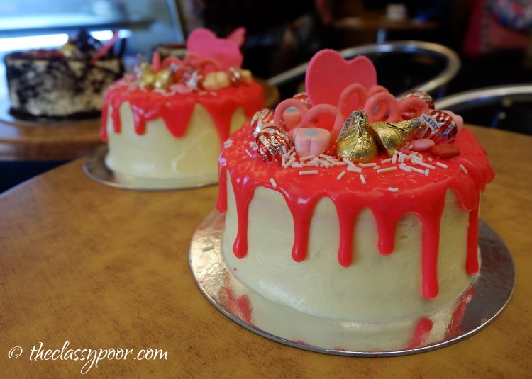 Valentine's Themed Drip Cake